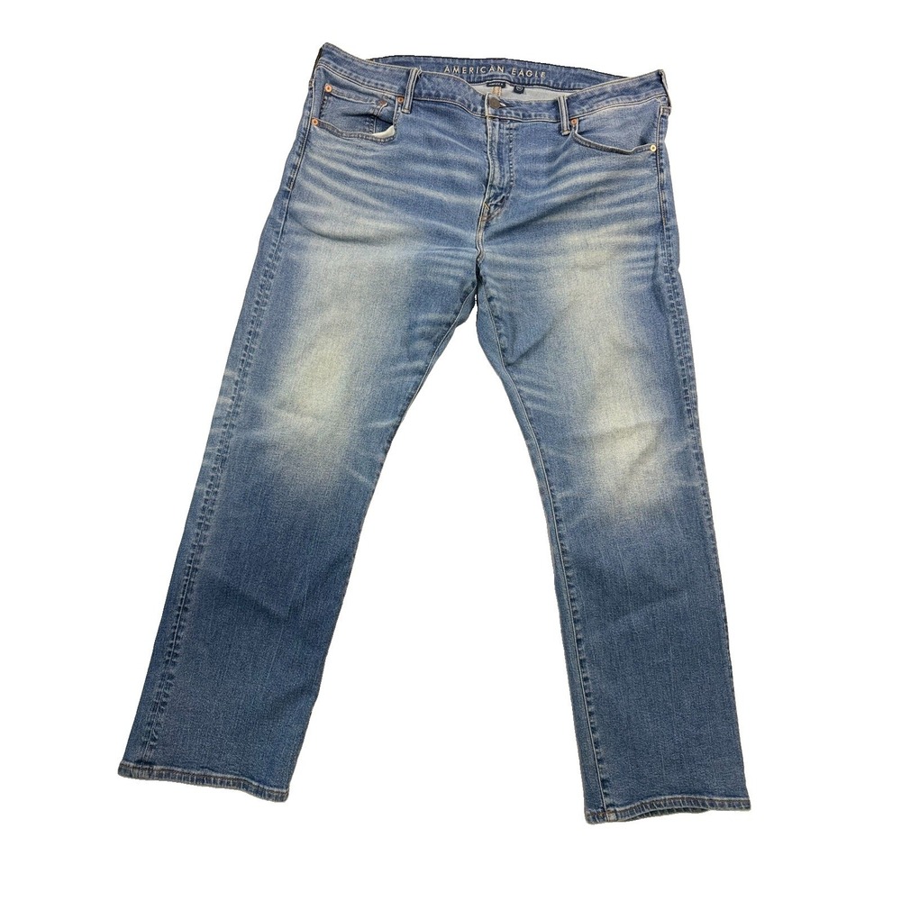 American Eagle Relaxed Straight Jeans Men's 42X32 Stretch AIRFLEX+ULTRASOFT